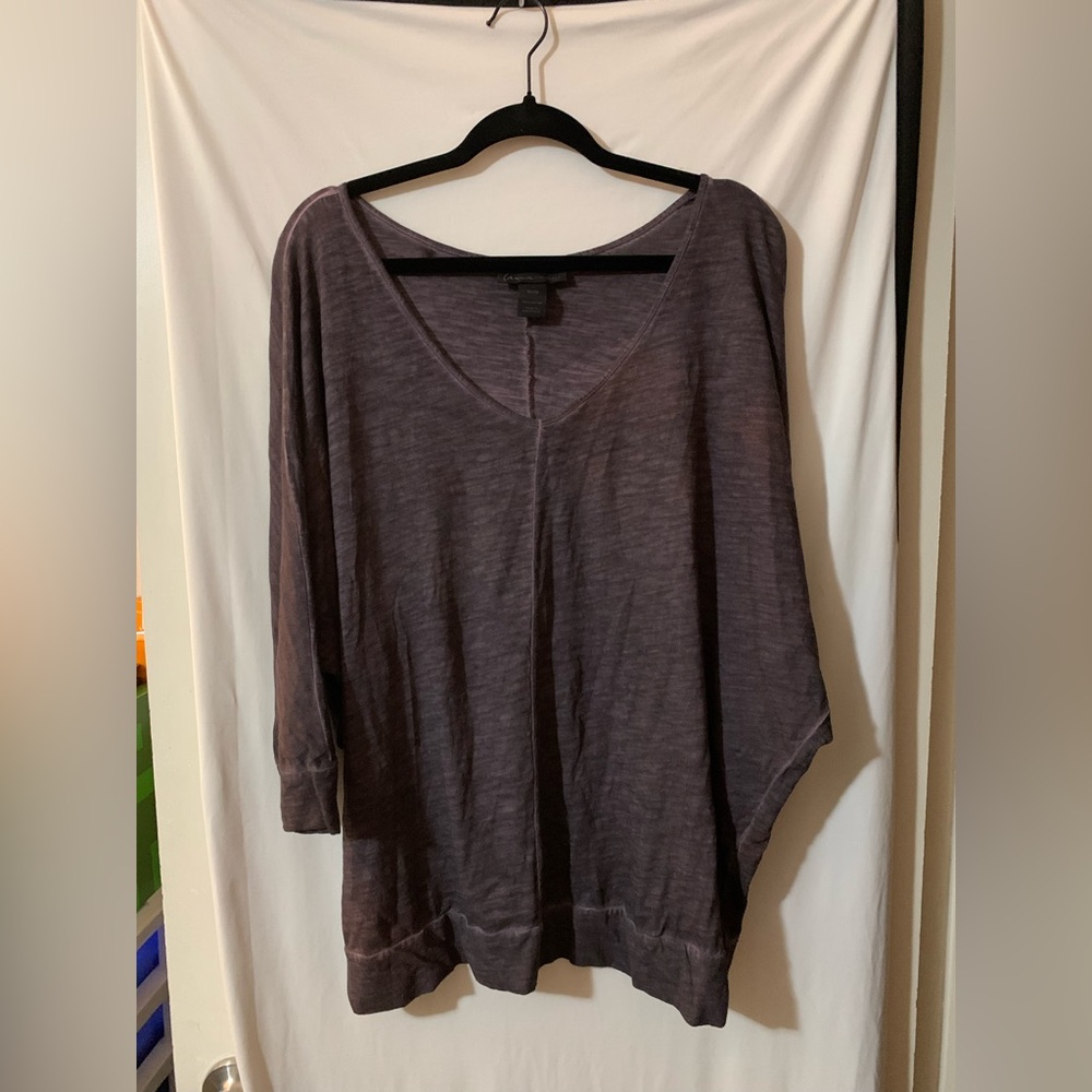 Lane Bryant Deep Purple Tunic Top